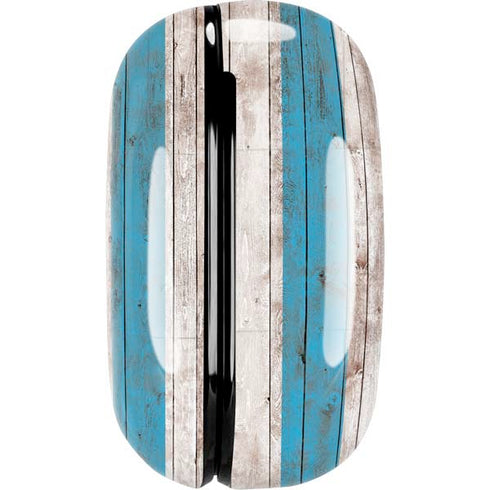 Chicago Flag Dark Wood Galaxy Buds Live Skin