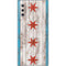 Chicago Flag Dark Wood Galaxy Note 10 Skin
