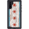 Chicago Flag Dark Wood Galaxy Note 10 Waterproof Case