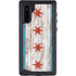 Chicago Flag Dark Wood Galaxy Note 10 Waterproof Case