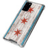 Chicago Flag Dark Wood Galaxy Note20 5G Clear Case