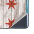 Chicago Flag Dark Wood Galaxy S20 Fan Edition Skin