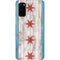 Chicago Flag Dark Wood Galaxy S20 Lite Case