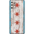 Chicago Flag Dark Wood Galaxy S20 Plus Skin