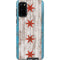 Chicago Flag Dark Wood Galaxy S20 Pro Case