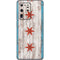 Chicago Flag Dark Wood Galaxy S20 Ultra 5G Skin