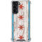 Chicago Flag Dark Wood Galaxy S21 5G Clear Case