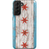 Chicago Flag Dark Wood Galaxy S21 Plus 5G Pro Case