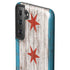 Chicago Flag Dark Wood Galaxy S21 Plus 5G Pro Case