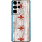 Chicago Flag Dark Wood Galaxy S21 Ultra 5G Skin