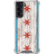 Chicago Flag Dark Wood Galaxy S22 Clear Case