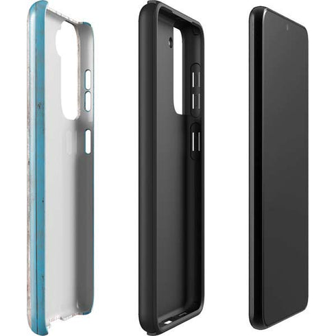 Chicago Flag Dark Wood Galaxy S22 Pro Case