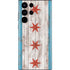 Chicago Flag Dark Wood Galaxy S22 Ultra Skin