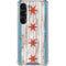 Chicago Flag Dark Wood Galaxy S23 Clear Case