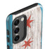 Chicago Flag Dark Wood Galaxy S23 Plus Pro Case