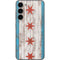 Chicago Flag Dark Wood Galaxy S23 Plus Skin