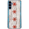 Chicago Flag Dark Wood Galaxy S24 Clear Case