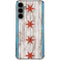 Chicago Flag Dark Wood Galaxy S24 Plus Clear Case