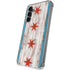 Chicago Flag Dark Wood Galaxy S24 Plus Clear Case