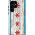 Chicago Flag Dark Wood Galaxy S24 Ultra Impact Case