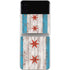 Chicago Flag Dark Wood Galaxy Z Flip4 5G Skin