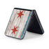 Chicago Flag Dark Wood Galaxy Z Flip5 5G Skin