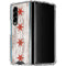 Chicago Flag Dark Wood Galaxy Z Fold4 5G Clear Case