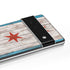 Chicago Flag Dark Wood Google Pixel 6 Skin