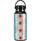 Chicago Flag Dark Wood Hydro Flask 32oz Wide Mouth Skin