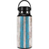 Chicago Flag Dark Wood Hydro Flask 32oz Wide Mouth Skin