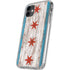 Chicago Flag Dark Wood iPhone 11 Clear Case