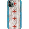 Chicago Flag Dark Wood iPhone 11 Pro Lite Case