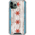 Chicago Flag Dark Wood iPhone 11 Pro Max Clear Case