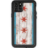 Chicago Flag Dark Wood iPhone 11 Pro Max Waterproof Case