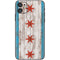 Chicago Flag Dark Wood iPhone 11 Skin