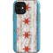 Chicago Flag Dark Wood iPhone 12 Mini Impact Case