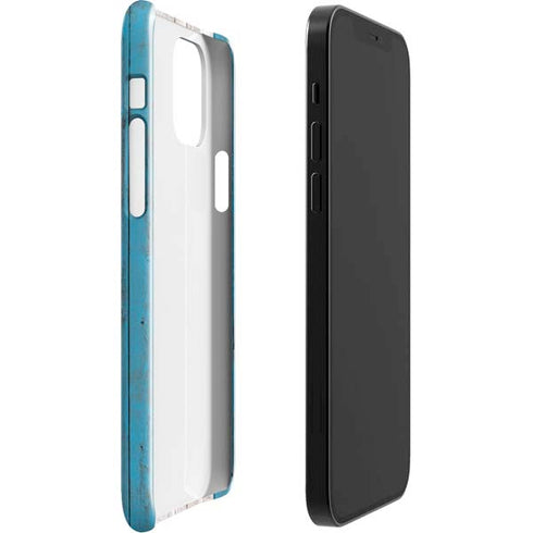 Chicago Flag Dark Wood iPhone 12 Mini Lite Case