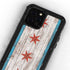 Chicago Flag Dark Wood iPhone 12 Pro Max Waterproof Case