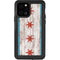 Chicago Flag Dark Wood iPhone 12 Pro Waterproof Case