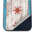 Chicago Flag Dark Wood iPhone 12 Skin