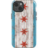 Chicago Flag Dark Wood iPhone 13 Impact Case