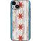 Chicago Flag Dark Wood iPhone 15 Plus Skin