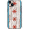 Chicago Flag Dark Wood iPhone 14 Plus Skin