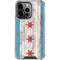 Chicago Flag Dark Wood iPhone 15 Pro Clear Case