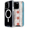 Chicago Flag Dark Wood iPhone 14 Pro MagSafe Case