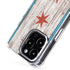 Chicago Flag Dark Wood iPhone 14 Pro Max MagSafe Case