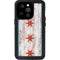 Chicago Flag Dark Wood iPhone 14 Pro Waterproof Case