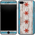 Chicago Flag Dark Wood iPhone 7 Plus Skin