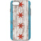 Chicago Flag Dark Wood iPhone 8 Pro Case