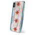 Chicago Flag Dark Wood iPhone X Skin